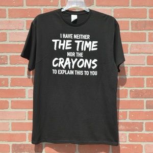 Men's Black Short Sleeve T-shirt Size Large